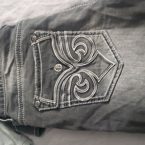 Affliction black jeans in men's size 40